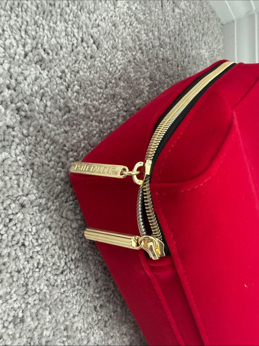 Estee Lauder Red Bow Makeup Pouch